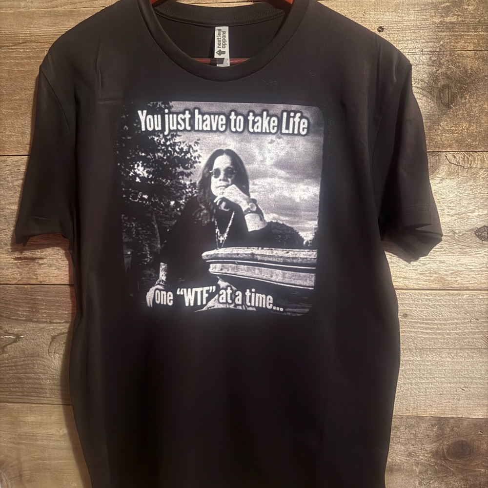 Black Short Sleeve Graphic Tee